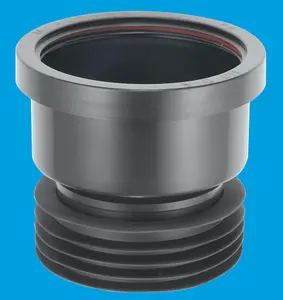 McAlpine DC1-BL Black 4"/110mm Drain Connector