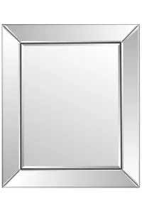 MirrorOutlet Horsley All Glass Wall Mirror 69 x 58 CM