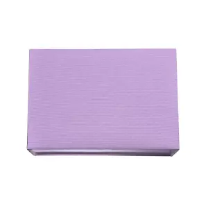 Contemporary and Stylish Soft Lilac Linen Fabric Rectangular Lamp Shade