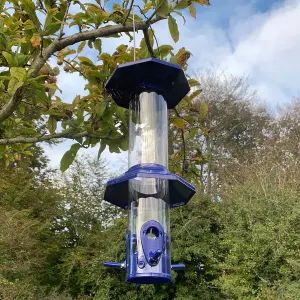 Squirrel Resistant Hanging Bird Seed Feeder