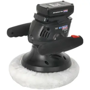 Powerful 240mm Cordless Orbital Polisher with Lithium-ion Battery