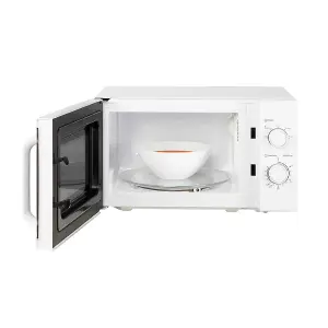 Cookology 800W Microwave 20L Manual Control Freestanding - CMAFS20LWH White