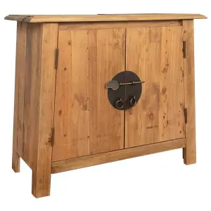 Berkfield Bathroom Vanity Cabinet Solid Recycled Pinewood 70x32x63 cm