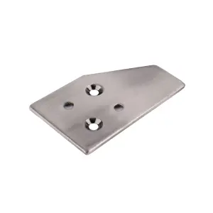 Sash Heritage Spare Striker Plate for Sash stops - 48mm x 28mm - Antique Nickel