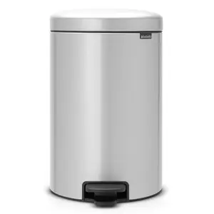 Brabantia NewIcon 20 Litre Soft Closing Pedal Bin Metallic Grey