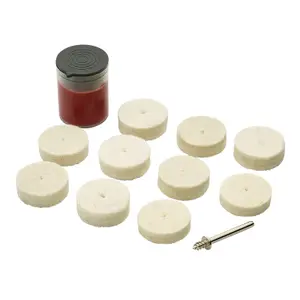 Draper Polishing Wheels Set for D20 Engraver/Grinder (12 Piece) 08958