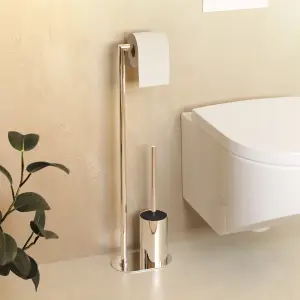 Cosmic Toilet Brush/Paper Holder Chrome Architect Sp