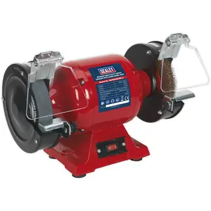 150mm Heavy Duty Bench Grinder with Copper Motor for Workshop Use