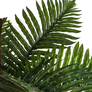 200 cm H Artificial Fern Decorative Plant in Plastic Planter