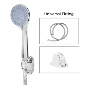 Geepas High Pressure Shower Head  3 Function Shower Head, Bath Shower Handheld Handset