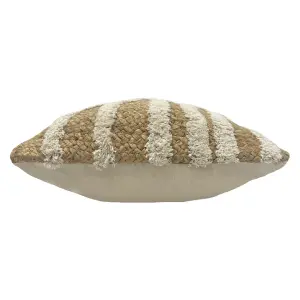 furn. Unio Tufted Jute Feather Filled Cushion