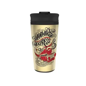 Harry Potter Hogwarts Express Travel Mug Black/Red/Gold (One Size)