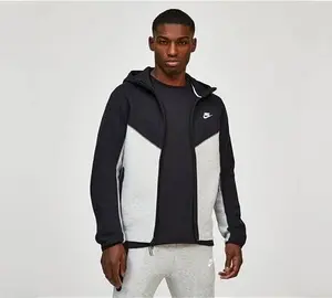 Nike Tech Fleece Windrunner Full Zip Hoodie - Grey - Size XS