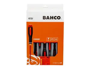 Bahco BE-9887S ERGO VDE Insulated Screwdriver Set - 7 Piece High Voltage Tool Kit