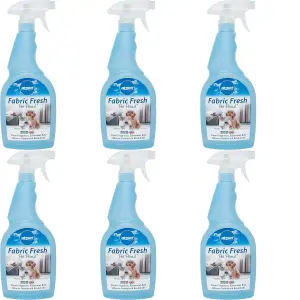 Airpure Pet Proud Fabric Freshener Spray, 750Ml (Pack of 6)