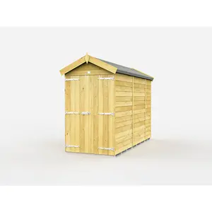 DIY Sheds 4x10 Apex Shed - Double Door Without Windows