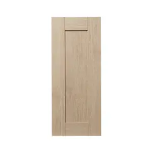 GoodHome Alpinia Matt light oak effect Shaker Highline Cabinet door (W)300mm (H)715mm (T)18mm