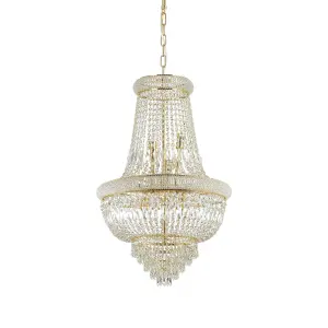 Luminosa Dubai Light Pendant Light Brass, E14