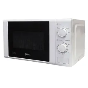 Igenix IG2071 Maunal Microwave, 35 Minute Timer, White