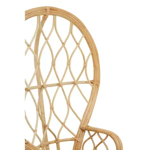 Interiors by Premier Java Natural Rattan Curved Chair