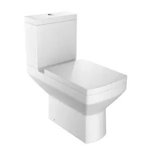 Fernando White Close Coupled Toilet & Full Pedestal Basin Set