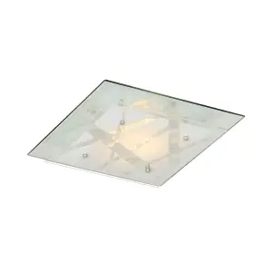 Luminosa Classic LED Flush Ceiling Light White, Warm White 3000K 560lm