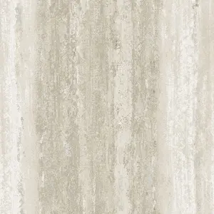 Vesuvius Distressed Stripe Wallpaper Taupe Holden 65082