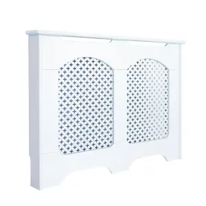 Cambridge Medium White Radiator cover 900mm(H) 1198mm(W) 200mm(D)