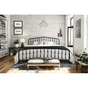 Holland Bed Frame Black / Kingsize (5')