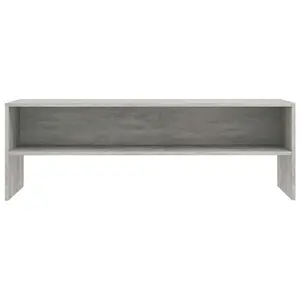 vidaXL TV Cabinet Concrete Grey 120x40x40 cm Engineered Wood