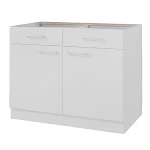 Ameriah kitchen base cabinet White