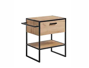 Bathroom Vanity Unit 700 Countertop Sink Floor Standing Cabinet Black Metal Oak Loft Industrial Freestanding Brook