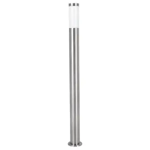 IP44 Outdoor Bollard Light Stainless Steel 12W E27 1100mm Driveway Lamp Post