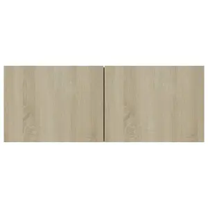 Berkfield TV Cabinets 4 pcs Sonoma Oak 80x30x30 cm Engineered Wood