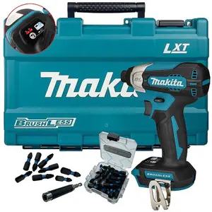 Makita DTD157Z 18v Cordless Brushless Impact Driver A-Mode + 25PC Bit Set + Case