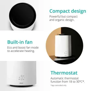 DUUX DXCH08UK Threesixty 2 Smart Fan Heater - White