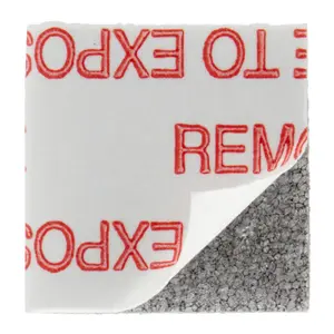 3M Scotch-Fix Removable Grey Mounting Adhesive square (L)12.7mm (W)12.7mm, Pack of 64