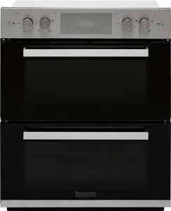 Baumatic Bos243x Built Under Electric Double Oven - Stainless Steel -