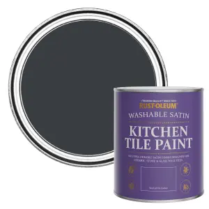 Rust-Oleum Anthracite (RAL 7016) Satin Kitchen Tile Paint 750ml