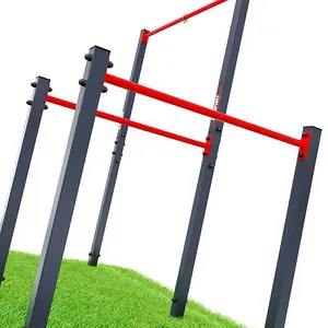 Outdoor Pull Up Dip Bars Garden Calisthenics Training Frame