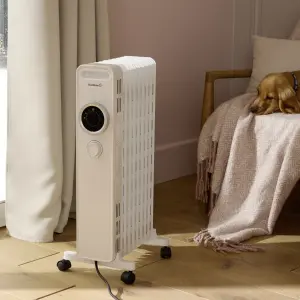 GoodHome 2000W White Oil-filled radiator