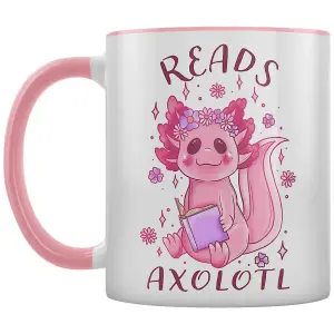 Grindstore Snaxolotl Inner Two Tone Mug White/Pink (One Size)