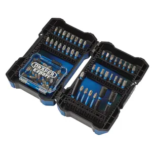 Draper Expert Impact Screwdriver Bit Set, 1/4" Hex (65 Piece) 04932