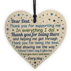 Red Ocean Daddy To Be Gift Wooden Heart Fathers Day Gift For Him Daddy Daughter Gifts Keepsake Thank You Plaque Baby Gift