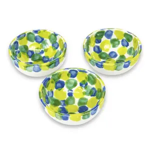 Metro Lane Averionna Dining Bowl (Set of 3) Green