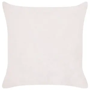 Set of 2 Cushions MILLET Corduroy 43 x 43 cm Solid Off-White