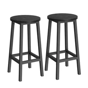 Hemel Bar Stool (Set of 2) Black