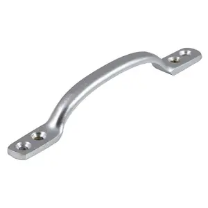 Sash Window D Handle (125mm) - Satin Chrome