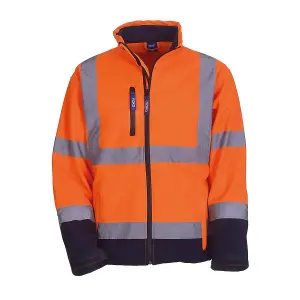 Yoko Mens Hi-Vis Sofshell Jacket