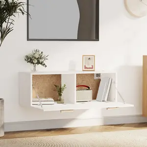 Berkfield Wall Cabinet White 100x36.5x35 cm Engineered Wood